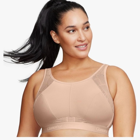 Glamorize women’s plus size No-sweat sports Bra wire free size 40D. Like new - Picture 10 of 10